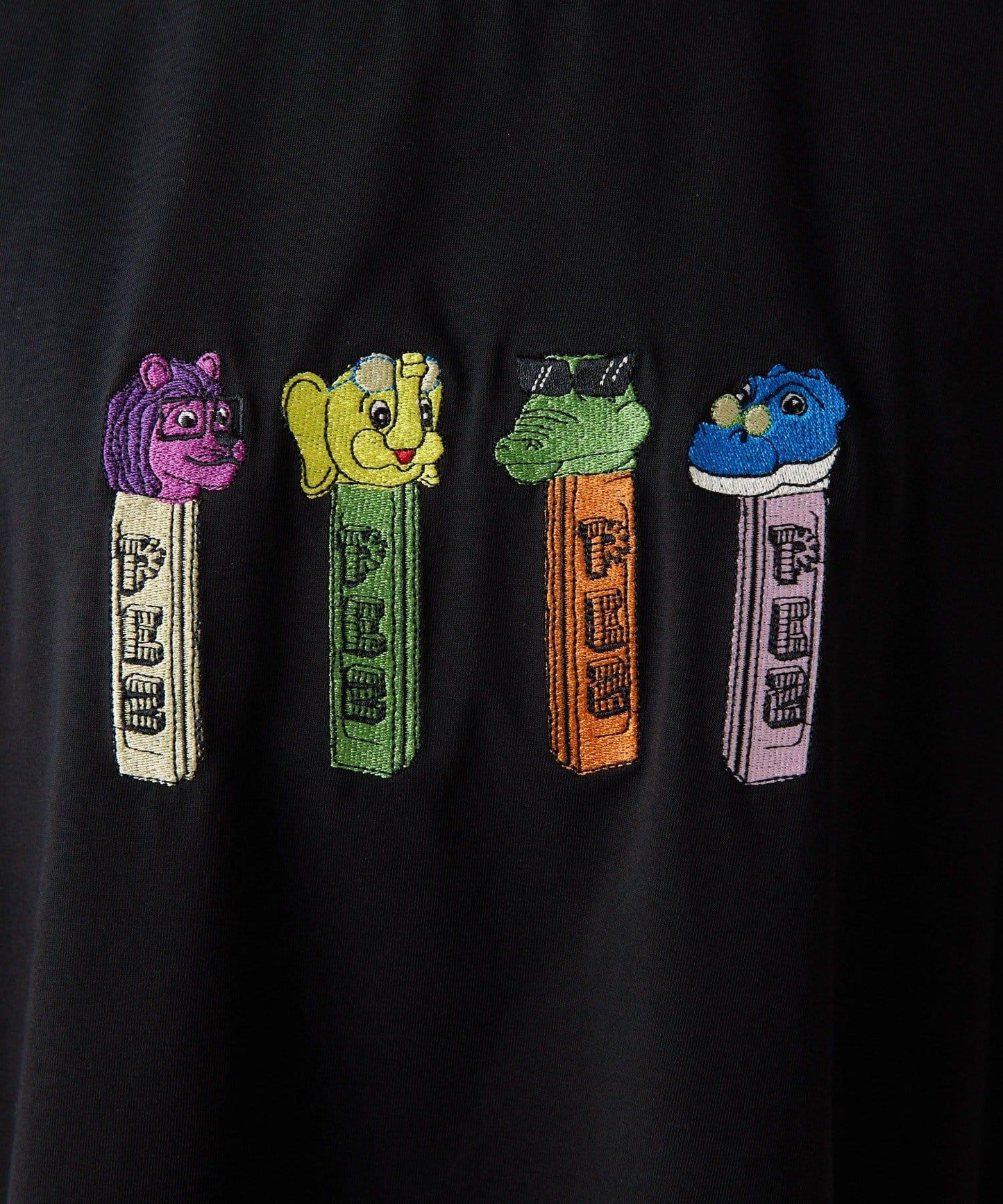 PEZ×ear 刺繡設計 T恤 《UVカット/吸水速乾/接觸冷感あり/手洗い可》