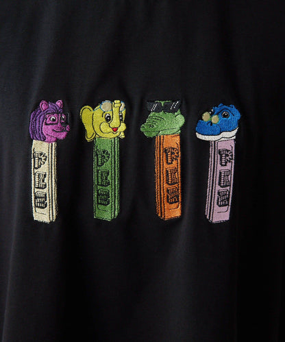 PEZ×ear 刺繡設計 T恤 《UVカット/吸水速乾/接觸冷感あり/手洗い可》