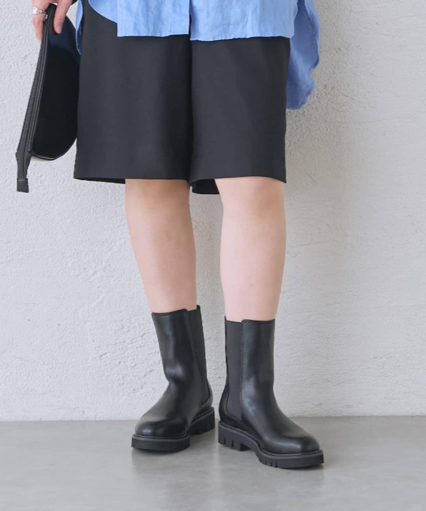晴雨兩用 R.good 防水側彈力短靴