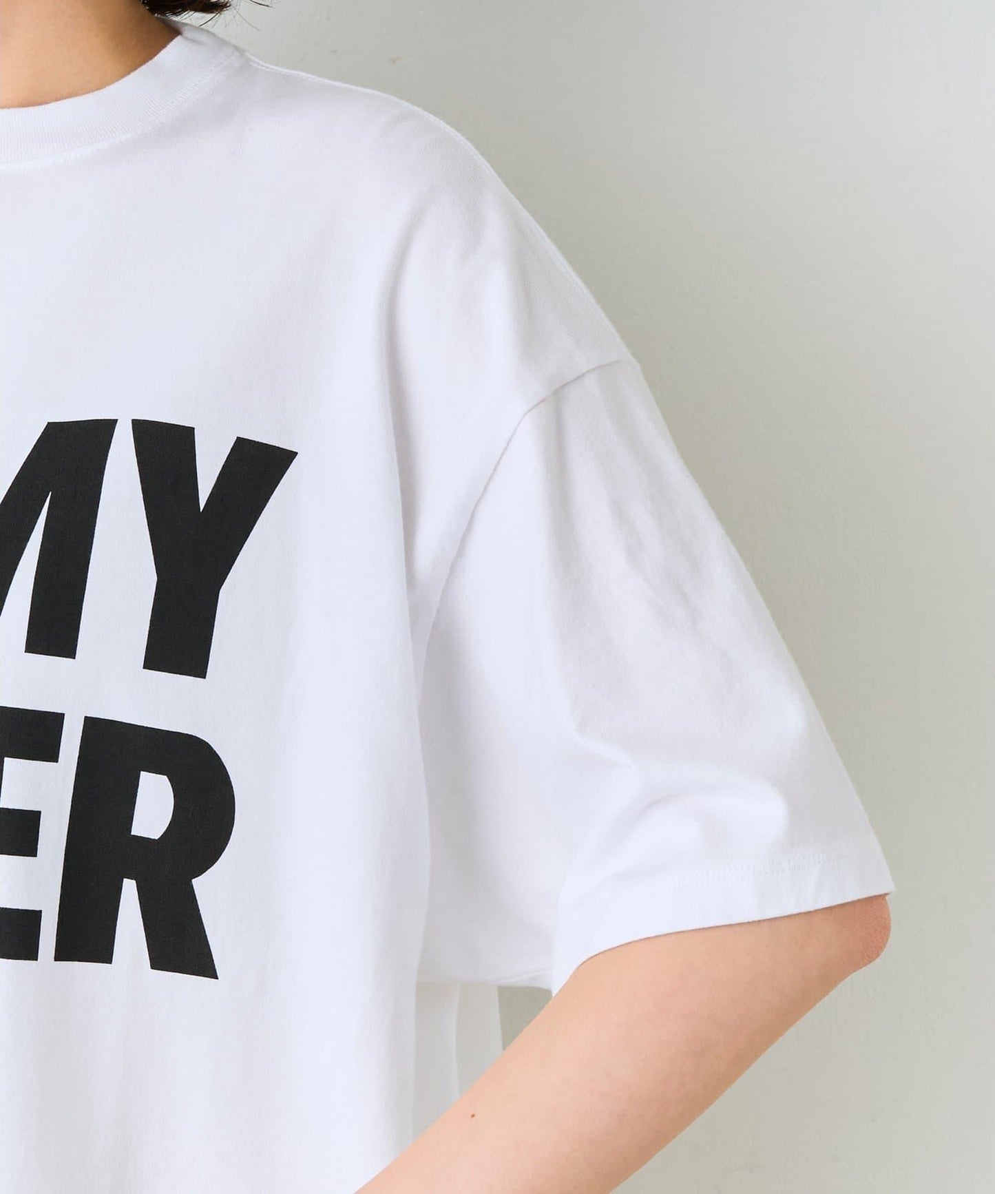 前置logo印花 T恤