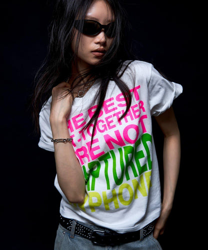 文字印花 TEE T恤