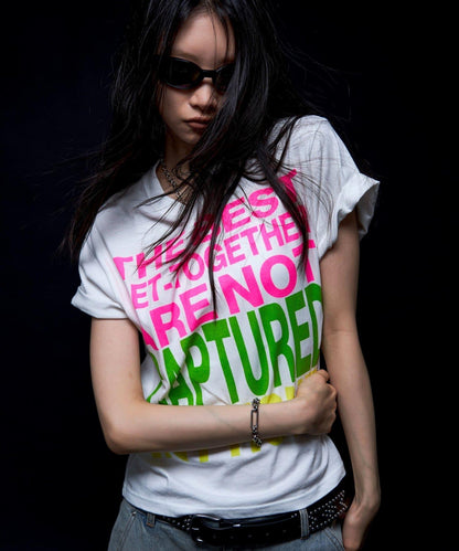 文字印花 TEE T恤