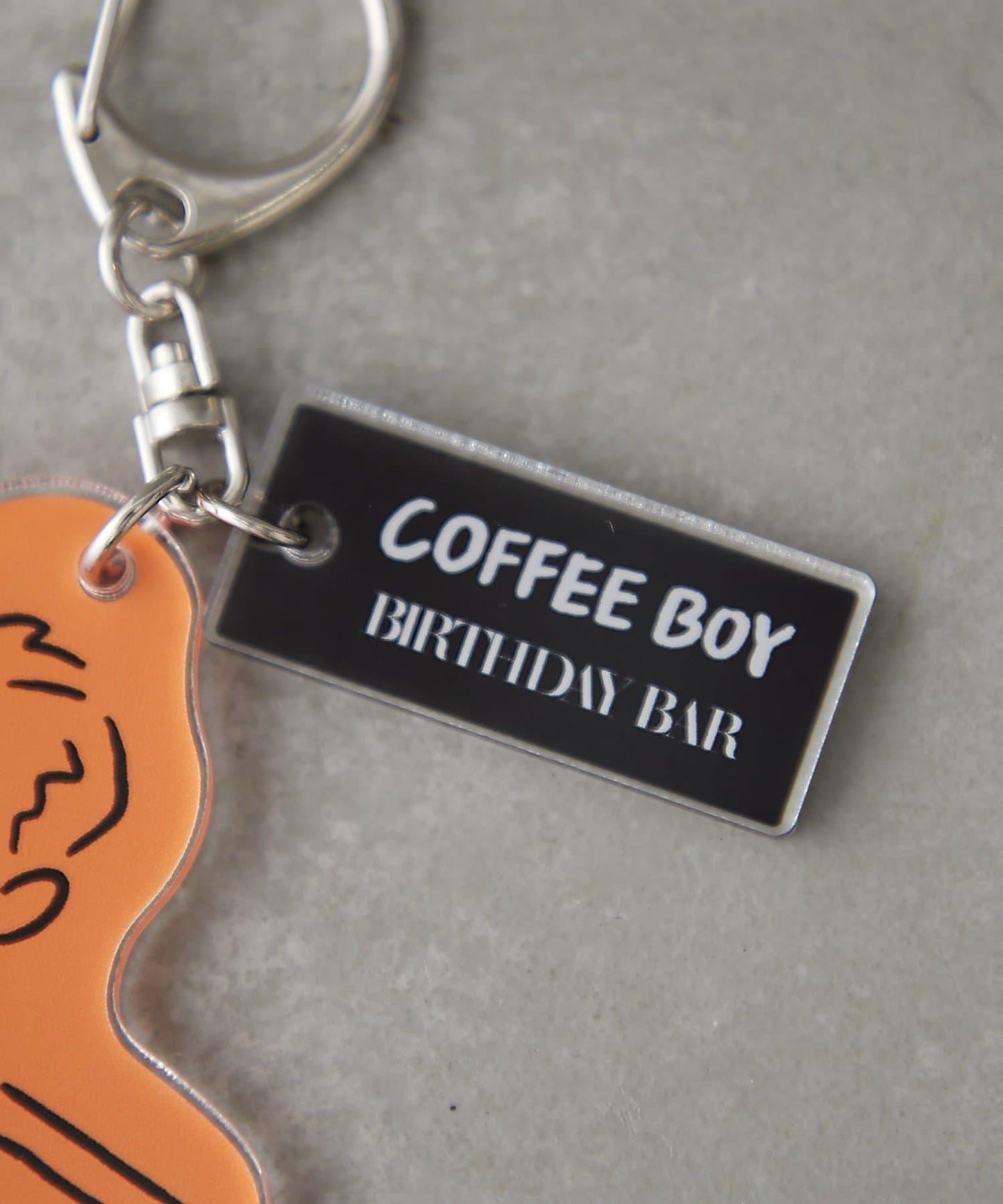COFFEE BOY×BIRTHDAY BAR 亞克力鑰匙扣