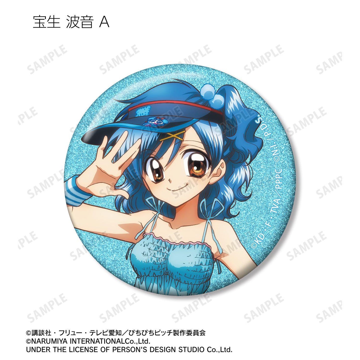 《人魚的旋律》（人魚的旋律） ANGEL BLUE聯名系列 新繪 亮片徽章 完整盒