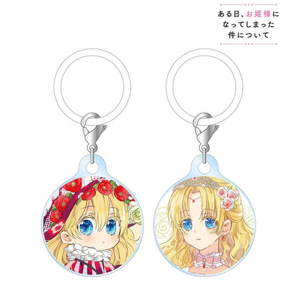 ある日、お姫様になってしまった件について（某天成為公主） アタナシア 迷你亞克力掛件 2個套裝
