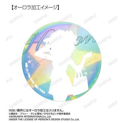 《人魚的旋律》（人魚的旋律） ANGEL BLUE聯名 新繪製 寶生波音 75mm極光徽章 ver.A