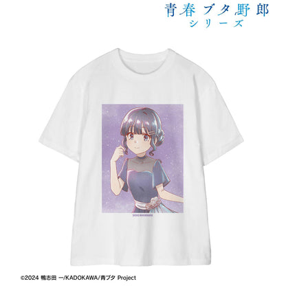 青春ブタ野郎（青春豬頭少年不會夢到兔女郎學姐） Ani-Art aqua label系列 牧之原翔子 新繪星空禮裙ver. T恤 XL款