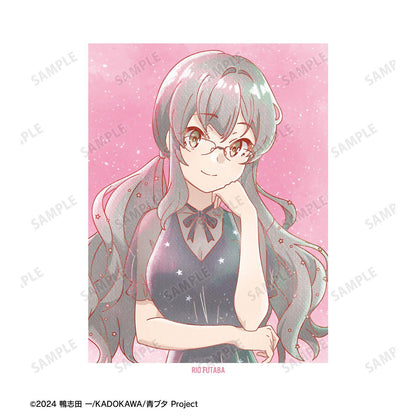 青春ブタ野郎シリーズ（青春豬頭少年系列） Ani-Art aqua label 雙葉理央 中性T恤 星空ドレスver. XL款
