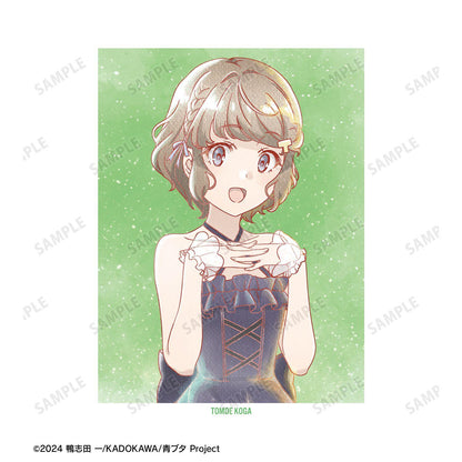 青春ブタ野郎（青春豬頭少年不會夢到兔女郎學姐） 古賀朋絵 T恤 描き下ろし 星空ドレスver. Ani-Art aqua label