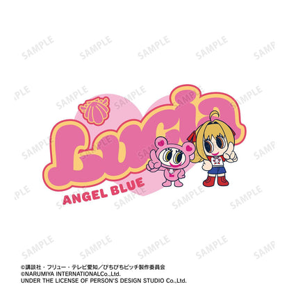 《人魚的旋律》 ANGEL BLUE聯名 全新繪製 七海るちあ BIG寬鬆版型 中性短袖T恤 L碼