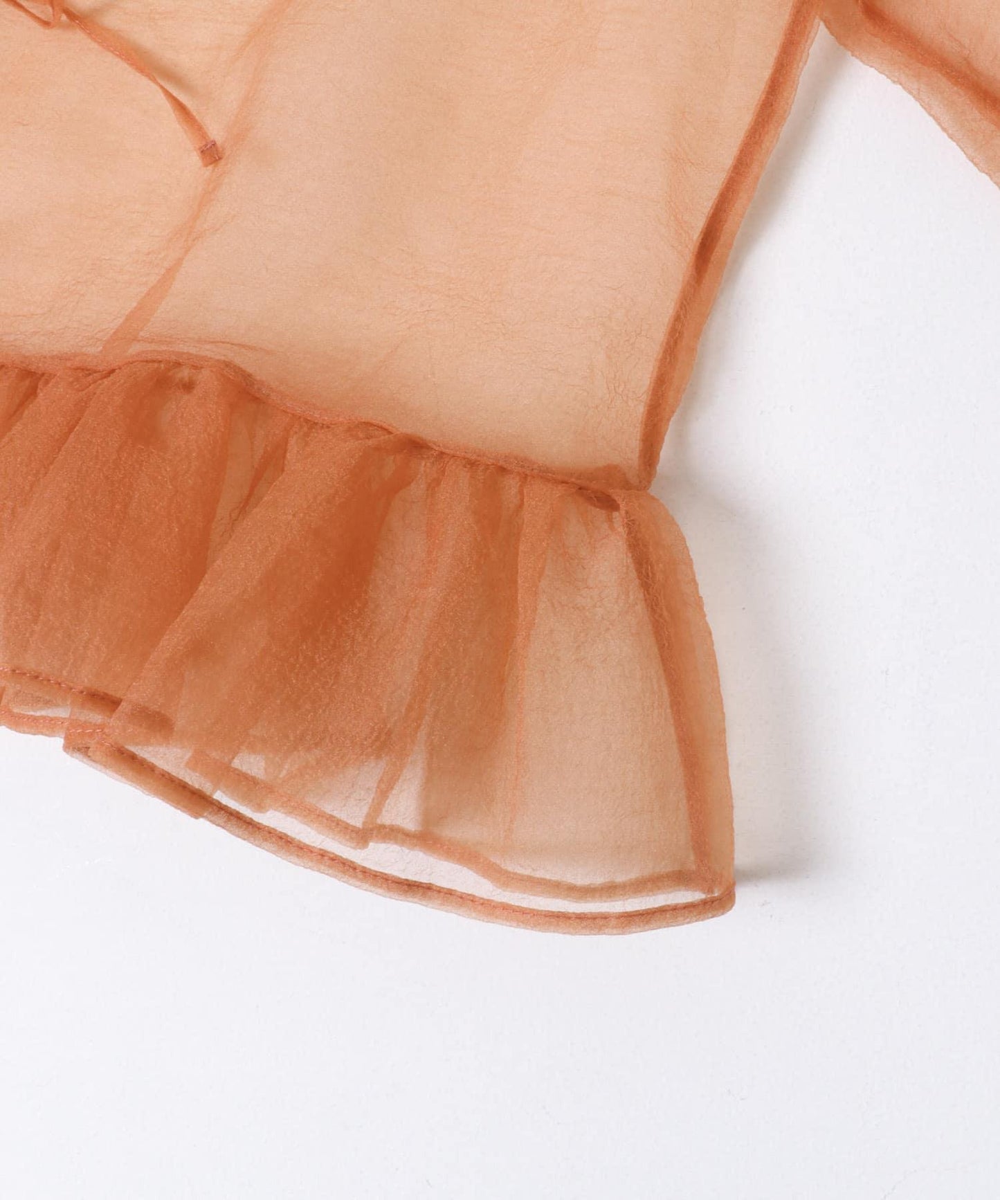 ESTHE VOLUME ORGANZA BOW 上衣