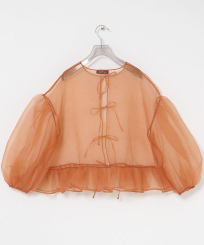 ESTHE VOLUME ORGANZA BOW 上衣