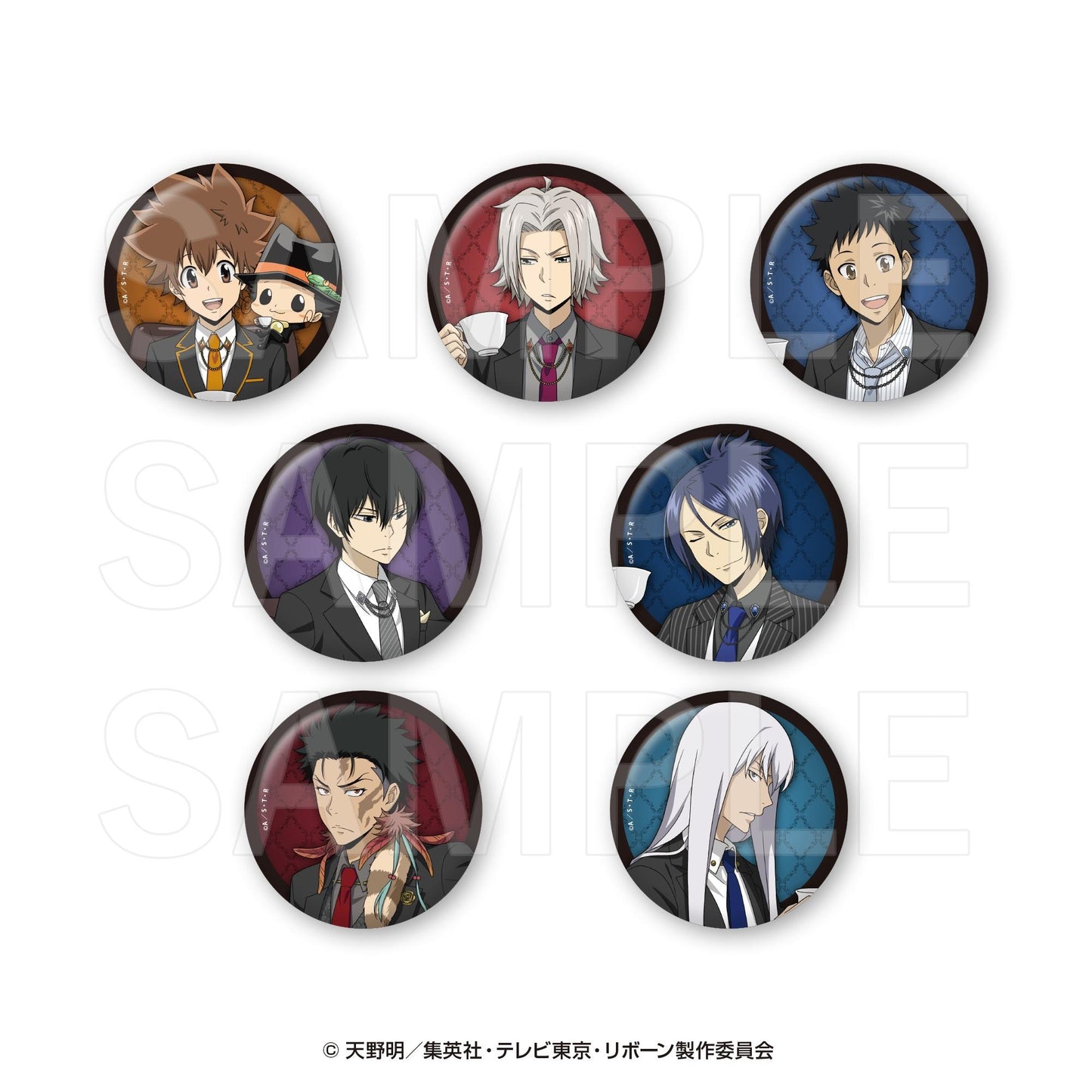 家庭教師HITMAN REBORN!（家庭教師HITMAN REBORN!） 金屬徽章 BOX（7個裝）