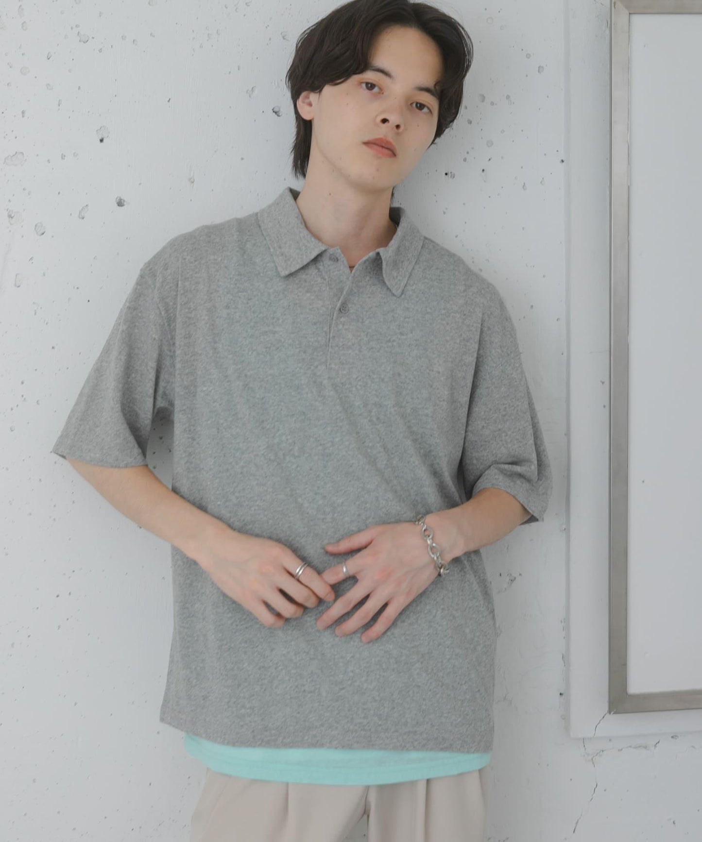 清爽觸感 背心套裝 Polo衫