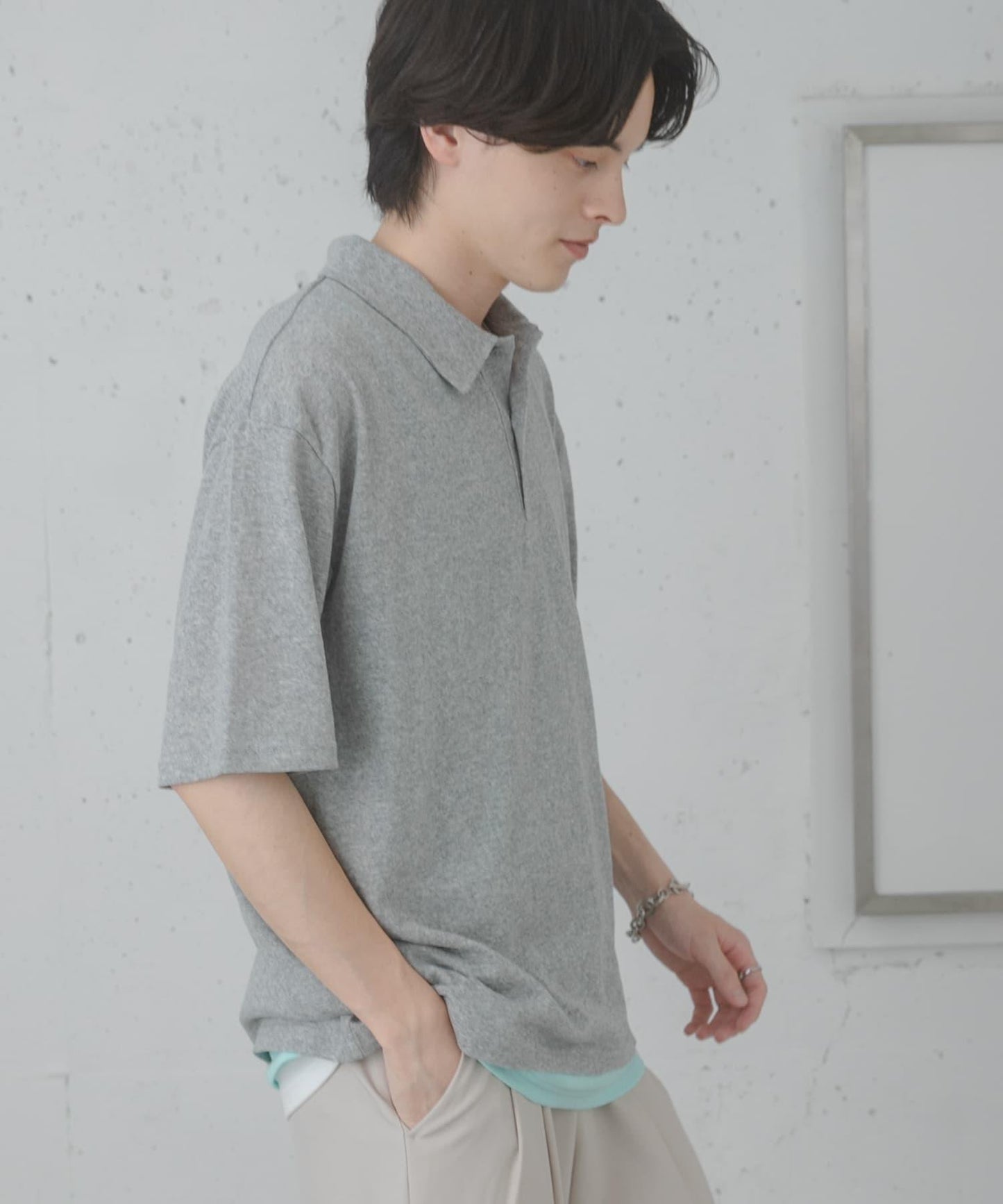 清爽觸感 背心套裝 Polo衫