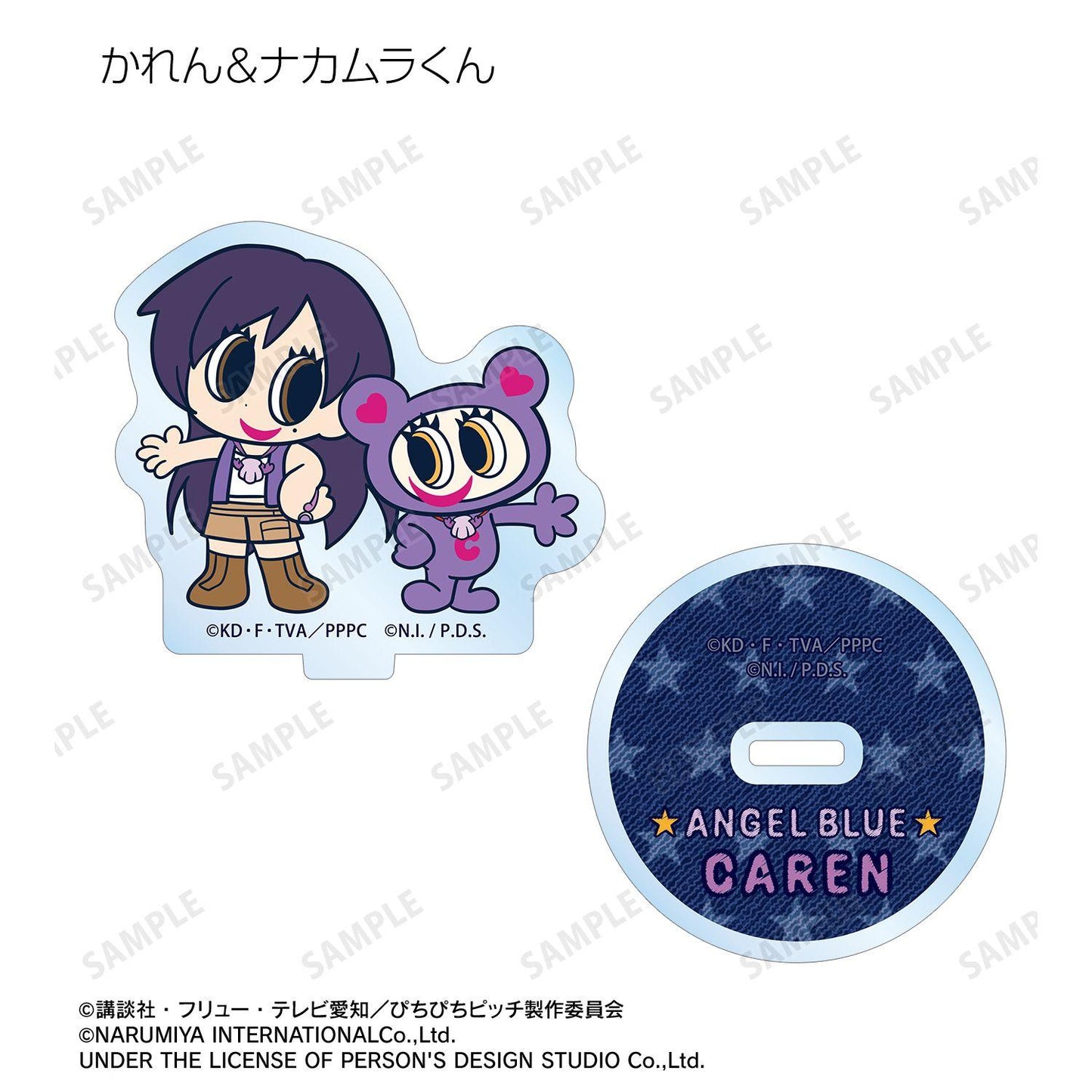 《人魚的旋律》 ANGEL BLUE聯名系列 盒裝亞克力立牌 完整套裝BOX