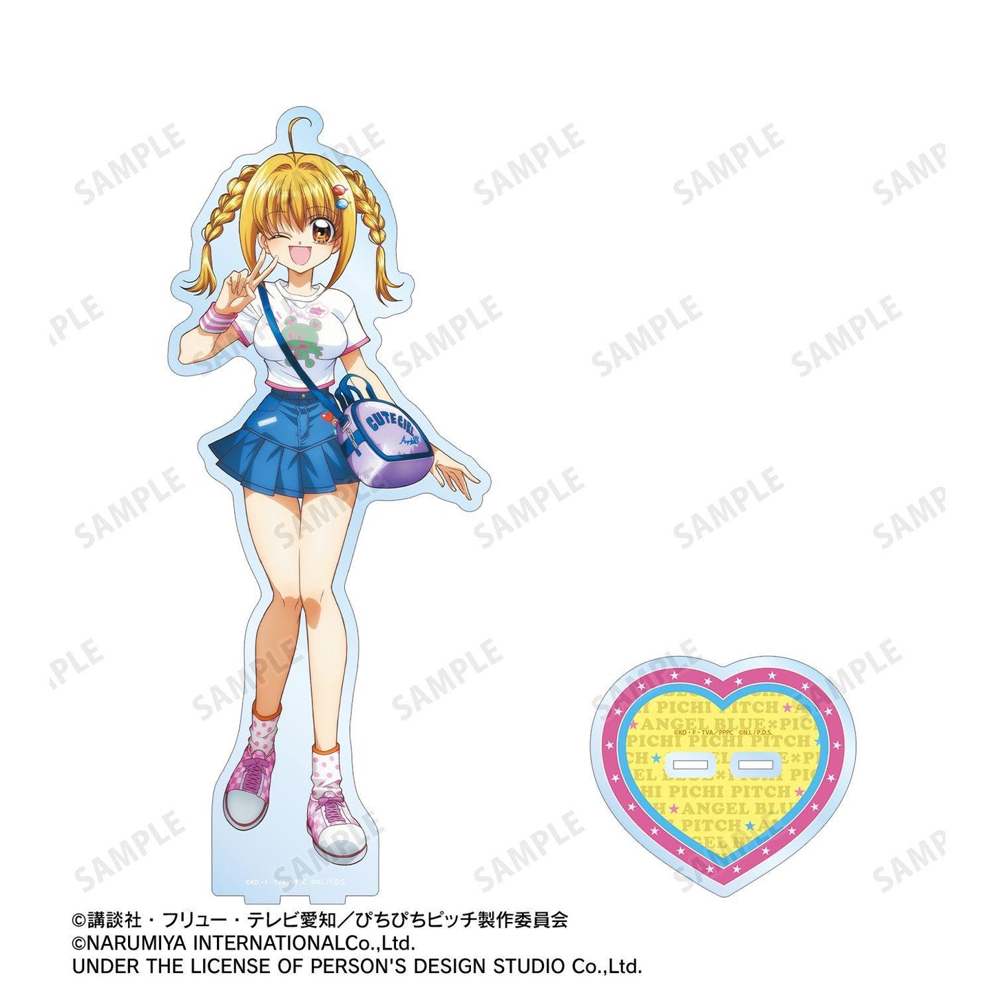 《人魚的旋律》（人魚的旋律） ANGEL BLUE聯名系列 七海るちあ 特大立牌 ver.A