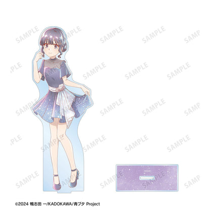 青春ブタ野郎シリーズ（青春豬頭少年系列） Ani-Art aqua label 牧之原翔子 特大亞克力立牌 星空ドレスver.
