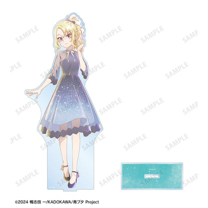 青春ブタ野郎（青春豬頭少年不會夢到兔女郎學姐） Ani-Art aqua label系列 豐浜のどか 特大亞克力立牌 新繪製 星空ドレスver.