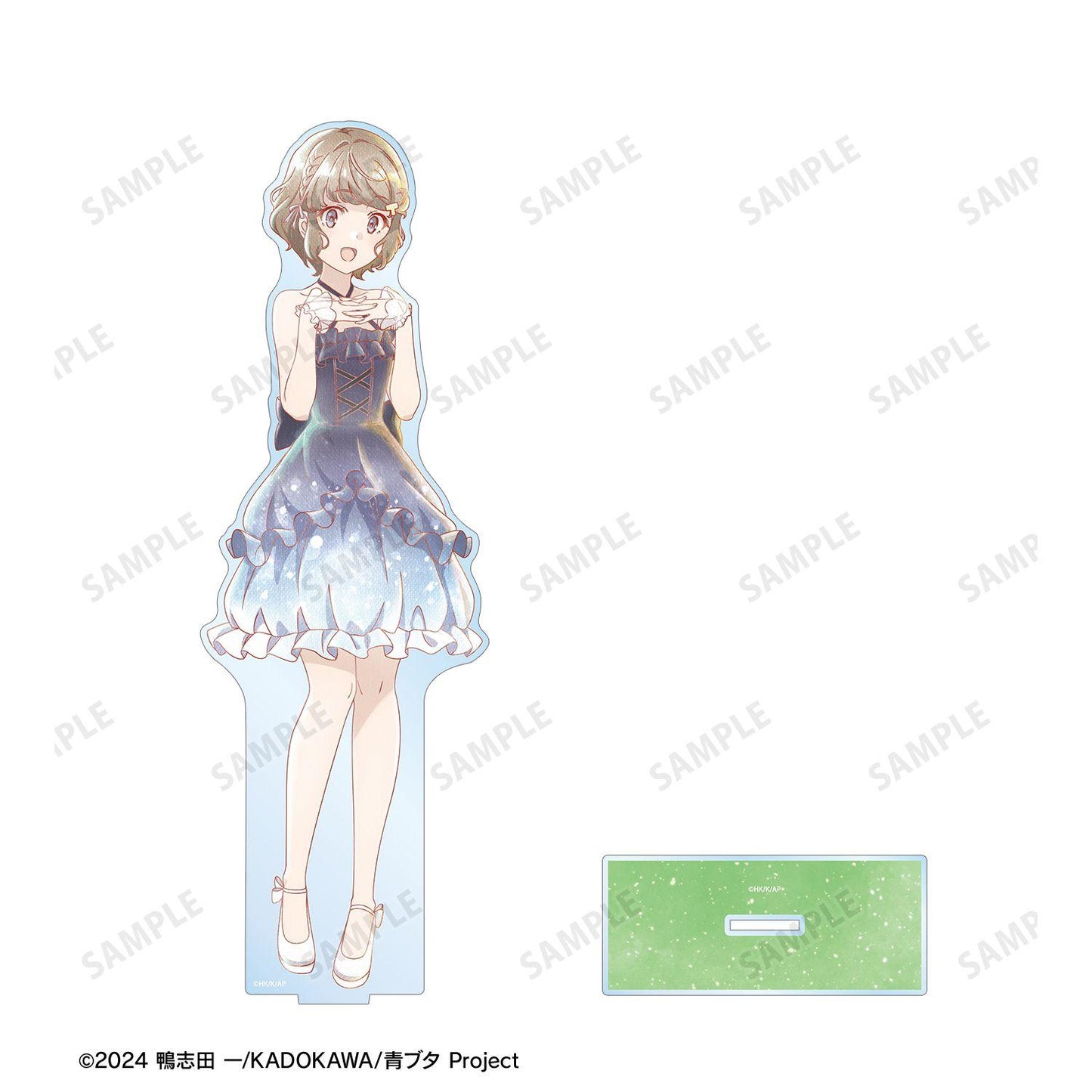 青春ブタ野郎シリーズ（青春野狼不會夢到兔女郎學姊？） 全新繪製系列 古賀朋絵 特大亞克力立牌 星空ドレスver. Ani-Art aqua label