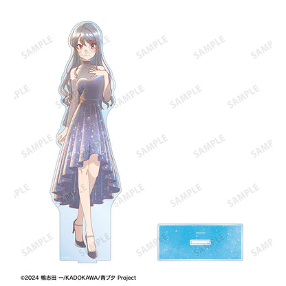 青春ブタ野郎シリーズ（青春豬頭少年系列） 新繪 Ani-Art aqua label 桜島麻衣 星空禮服ver. 特大亞克力立牌