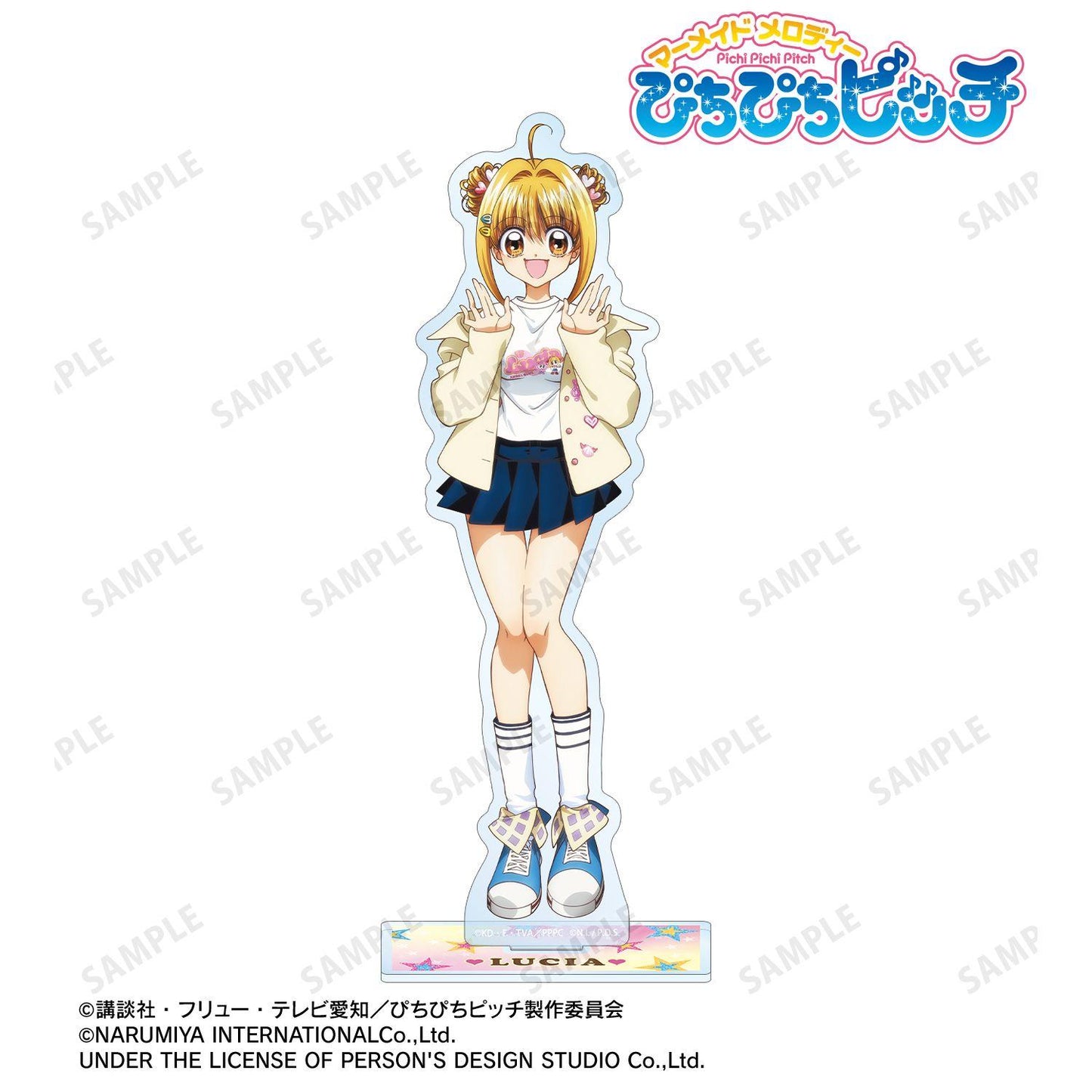 《人魚的旋律》（人魚的旋律） ANGEL BLUE聯名 限定繪製 七海るちあ 大號亞克力立牌 ver.B