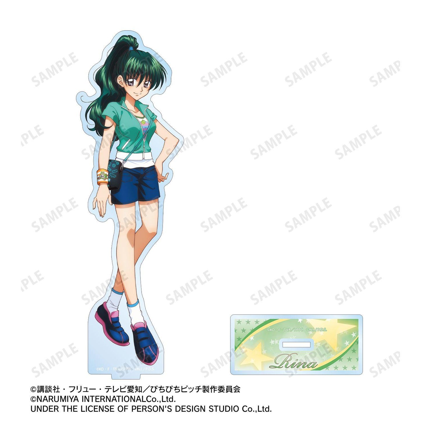 《人魚的旋律》 ANGEL BLUE合作 繪製款 第二彈 洞院リナ 大號亞克力立牌 ver.A