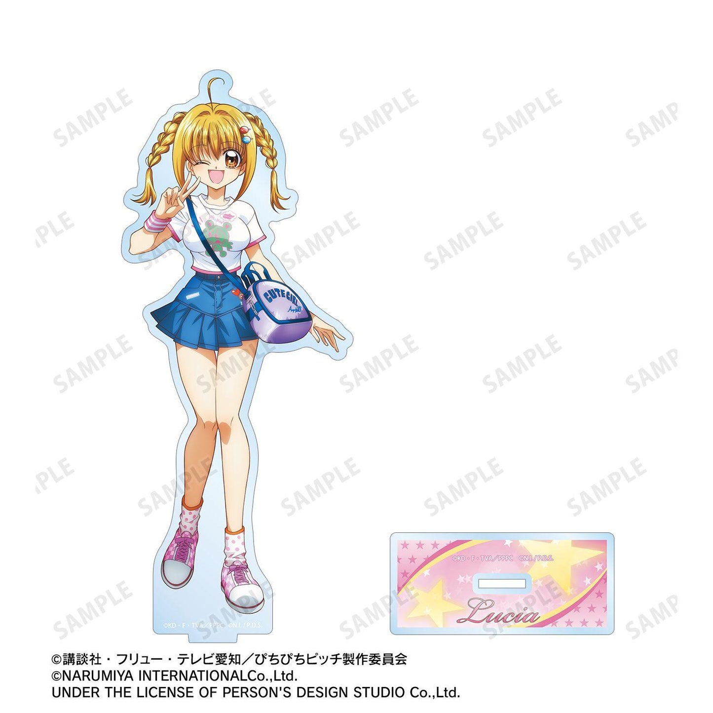 《人魚的旋律》（人魚的旋律） ANGEL BLUE聯名系列 七海るちあ 大號亞克力立牌 ver.A