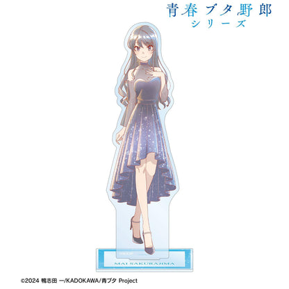 青春ブタ野郎（青春豬頭少年不會夢到） 描き下ろし 星空禮服ver. 桜島麻衣 Ani-Art aqua label 大號亞克力立牌