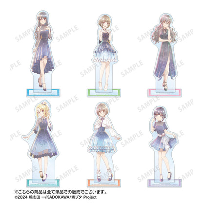 青春ブタ野郎シリーズ（青春豬頭少年系列） Ani-Art aqua label 新繪 牧之原翔子 大號亞克力立牌 星空禮服ver.