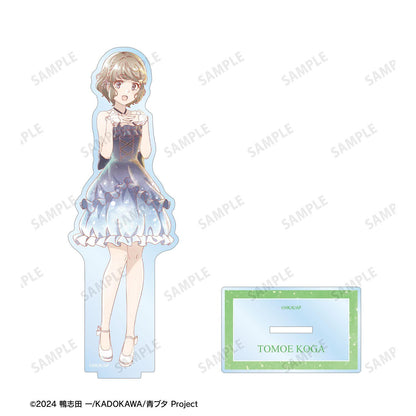 青春ブタ野郎シリーズ（青春豬頭少年系列） Ani-Art aqua label 新繪 古賀朋絵 星空禮服ver. BIG亞克力立牌