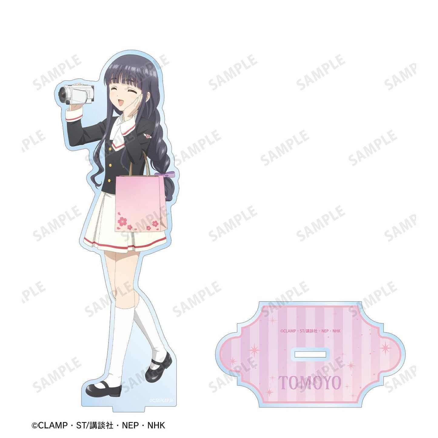 《魔卡少女櫻》 クリアカード編（魔卡少女櫻） 大道寺知世 大號亞克力立牌 みんなで旅行ver.