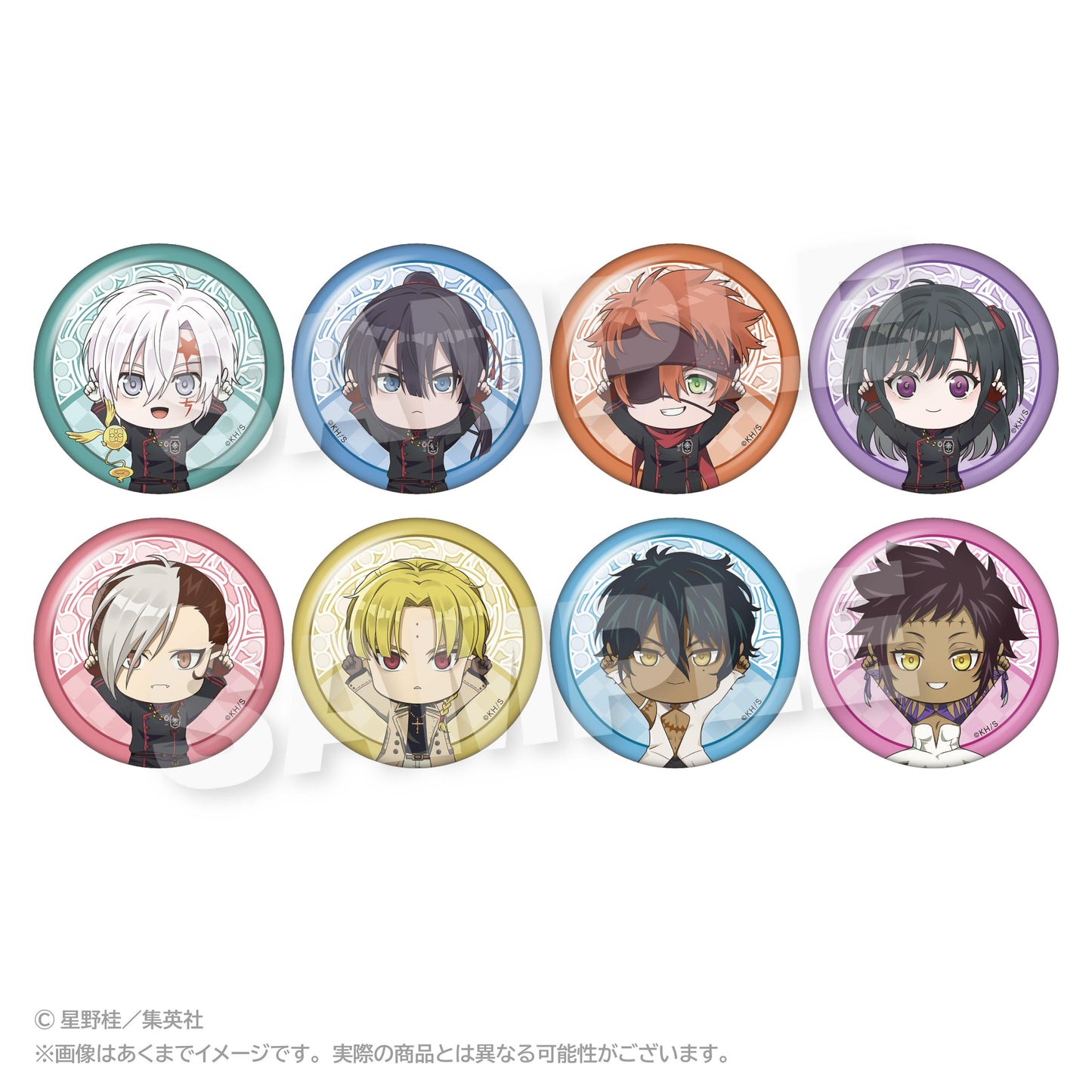 D.Gray-man（驅魔少年） 盒裝8個 罐裝徽章