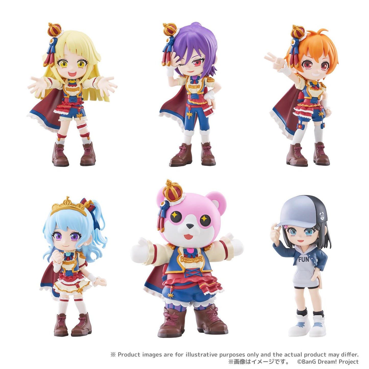 《BanG Dream!》 ガールズバンドパーティ!（BanG Dream! 少女樂團派對） PalVers系列 全套盒（6個入）