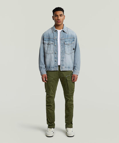 G-STAR RAW ROVIC ZIP 3D REGULAR TAPERED 錐形立體拉鍊褲
