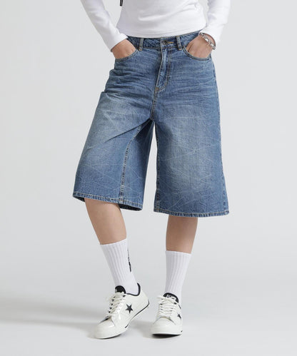 BERMUDA HALF DENIM PANTS 牛仔短褲