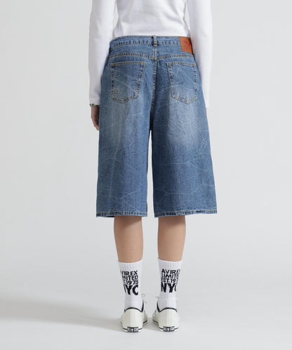 BERMUDA HALF DENIM PANTS 牛仔短褲