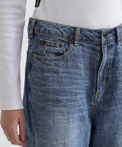 BERMUDA HALF DENIM PANTS 牛仔短褲