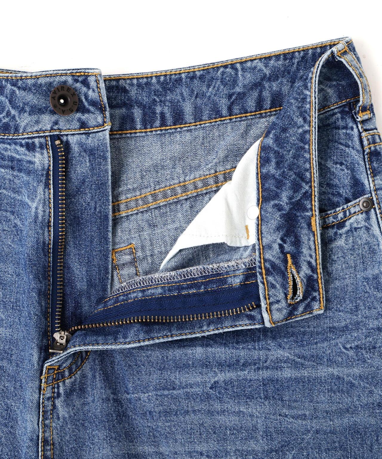 BERMUDA HALF DENIM PANTS 牛仔短褲