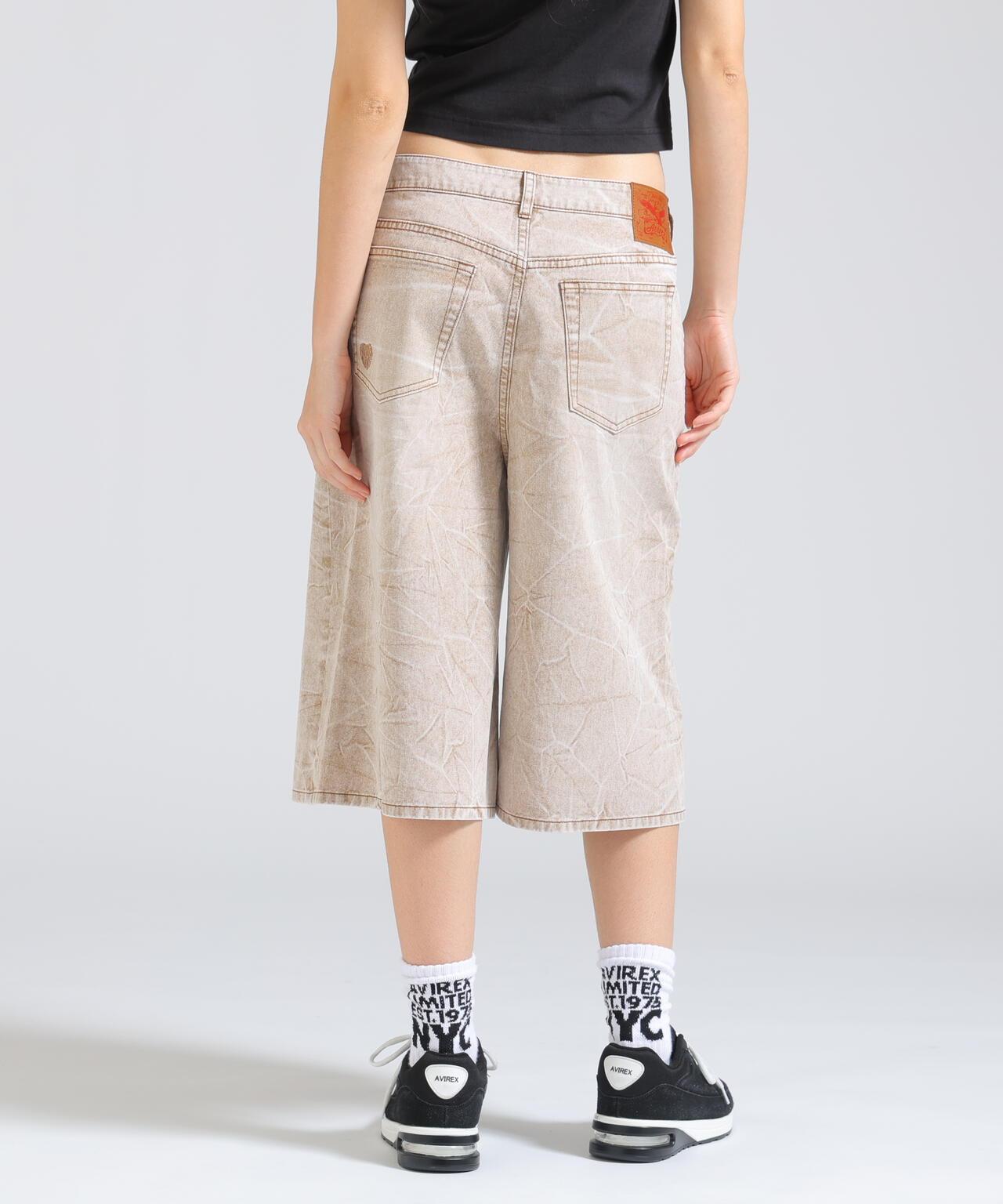 BERMUDA HALF DENIM PANTS 牛仔短褲