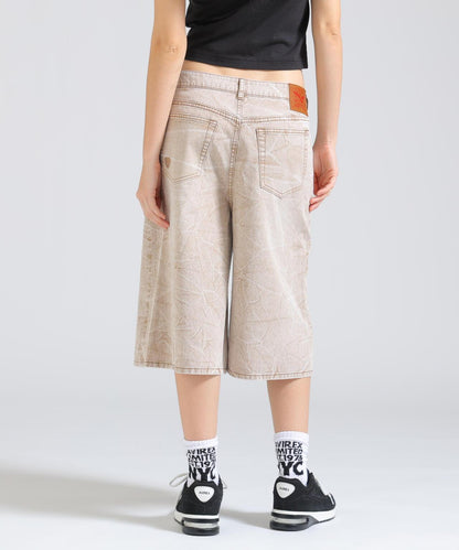 BERMUDA HALF DENIM PANTS 牛仔短褲