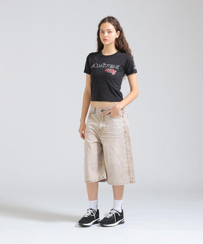 BERMUDA HALF DENIM PANTS 牛仔短褲