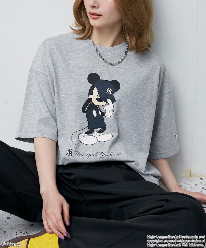 MLB MICKEY MOUSE 功能性面料印花T恤