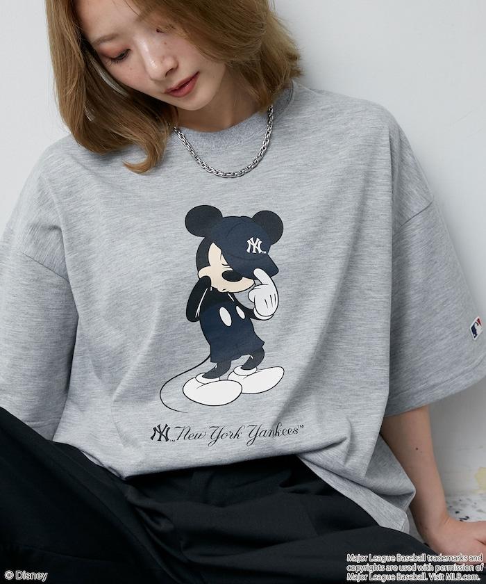MLB MICKEY MOUSE 功能性面料印花T恤