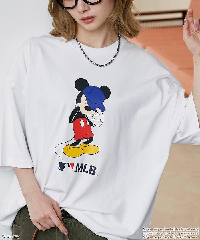 MLB MICKEY MOUSE 功能性面料印花T恤
