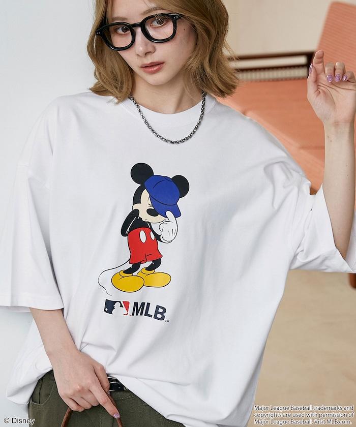 MLB MICKEY MOUSE 功能性面料印花T恤