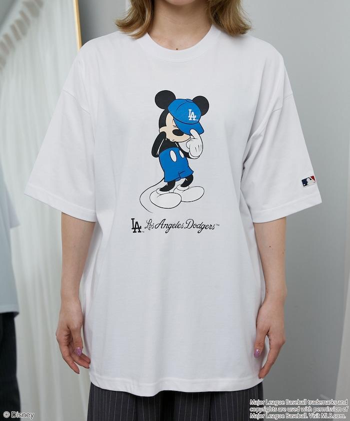 MLB MICKEY MOUSE 功能性面料印花T恤