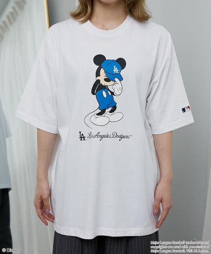 MLB MICKEY MOUSE 功能性面料印花T恤