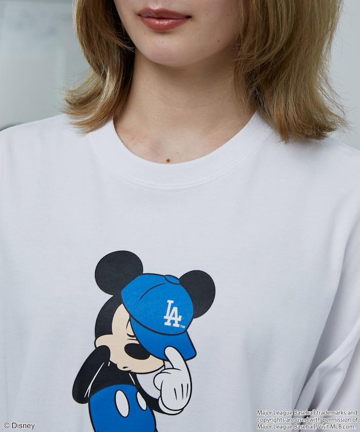 MLB MICKEY MOUSE 功能性面料印花T恤