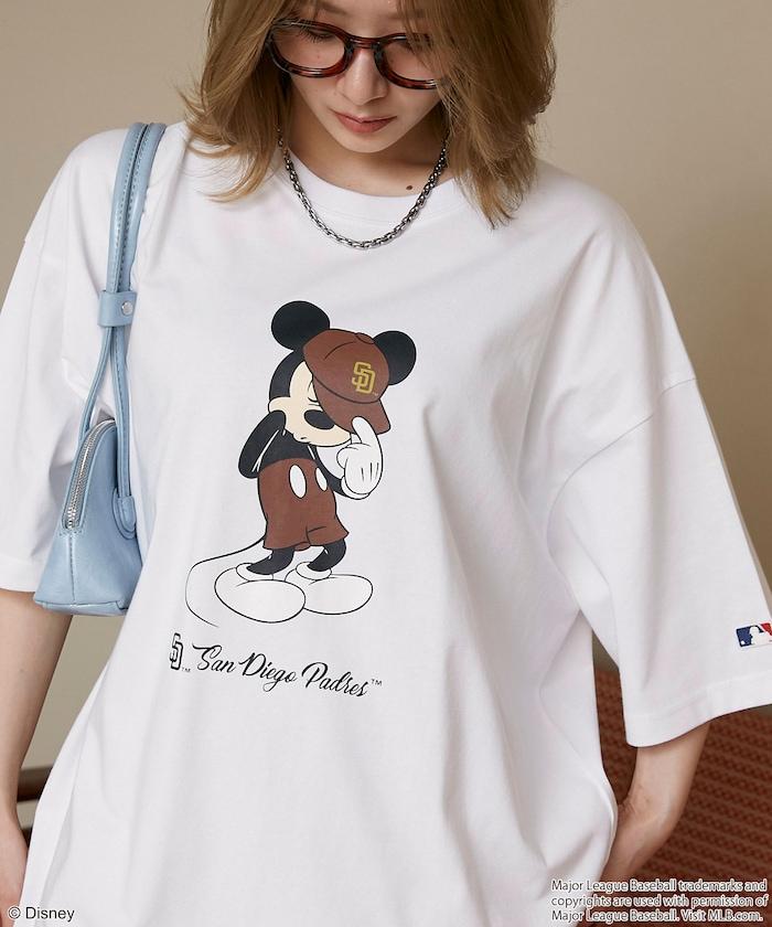 MLB MICKEY MOUSE 功能性面料印花T恤